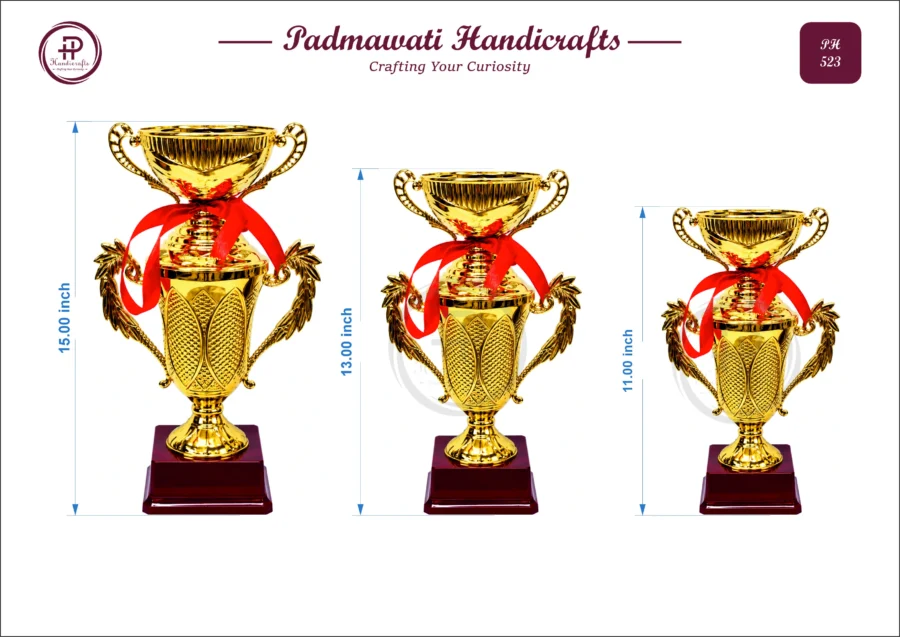 Double-Cup Stacked Trophy (PH-523)