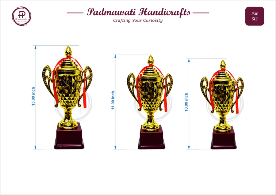 Gold Diamond-Textured Grand Cup (PH-512)