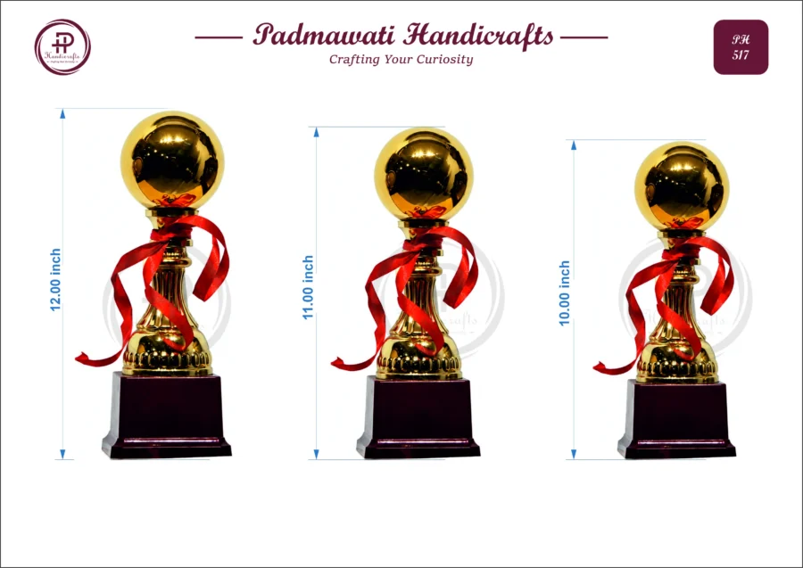 Gold Globe Prestige Trophy (PH-517)