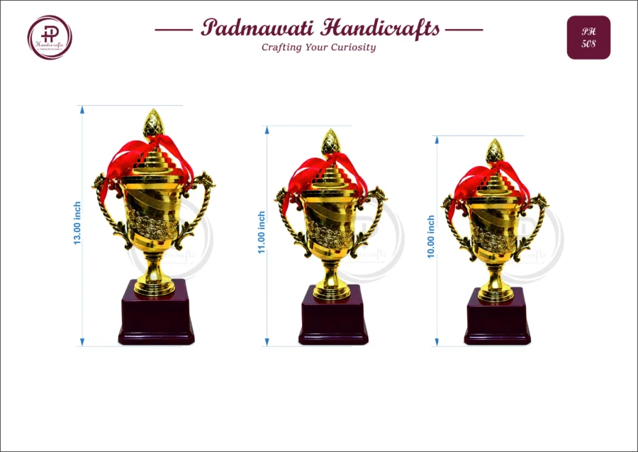 Gold Rope-Handle Prestige Cup (PH-508)