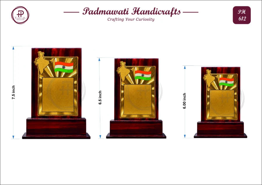 MDF Indian Map & Flag Memento (PH-612)